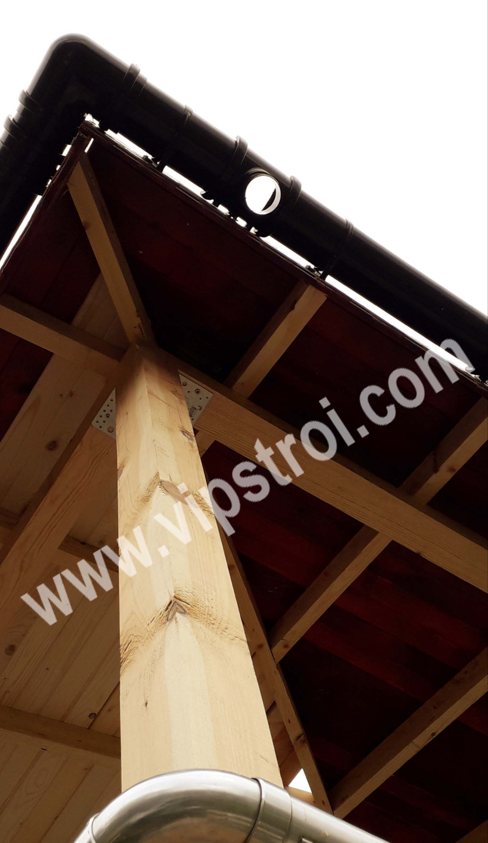 Дървен навес с финишно лакиране - с. Алдомировци, ул. Алдомировска, Софийска област - снимка 12