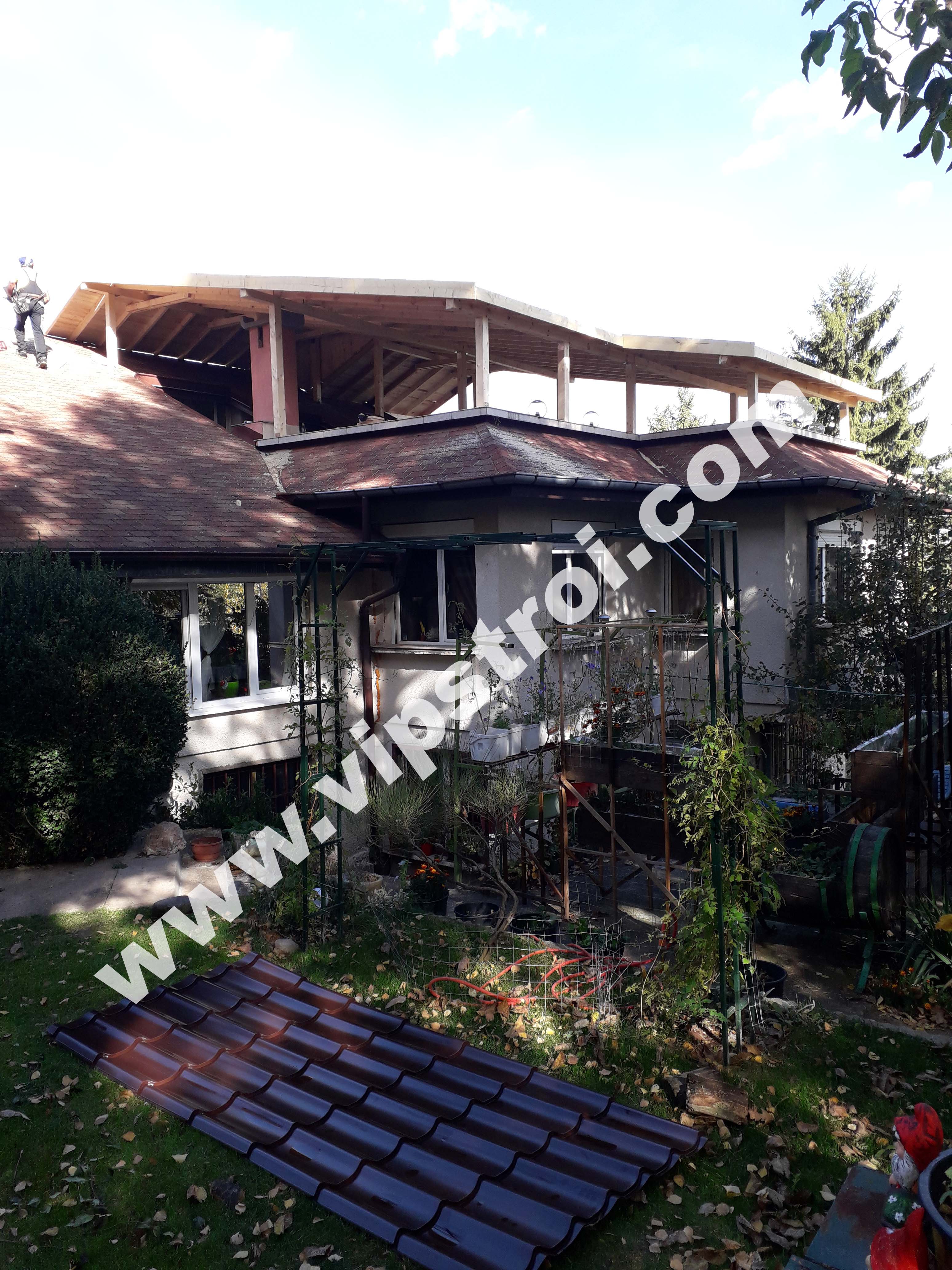 Навес на тераса с метални керемиди - гр. София, кв. Бункера, ул. Лещава 10 - снимка 17