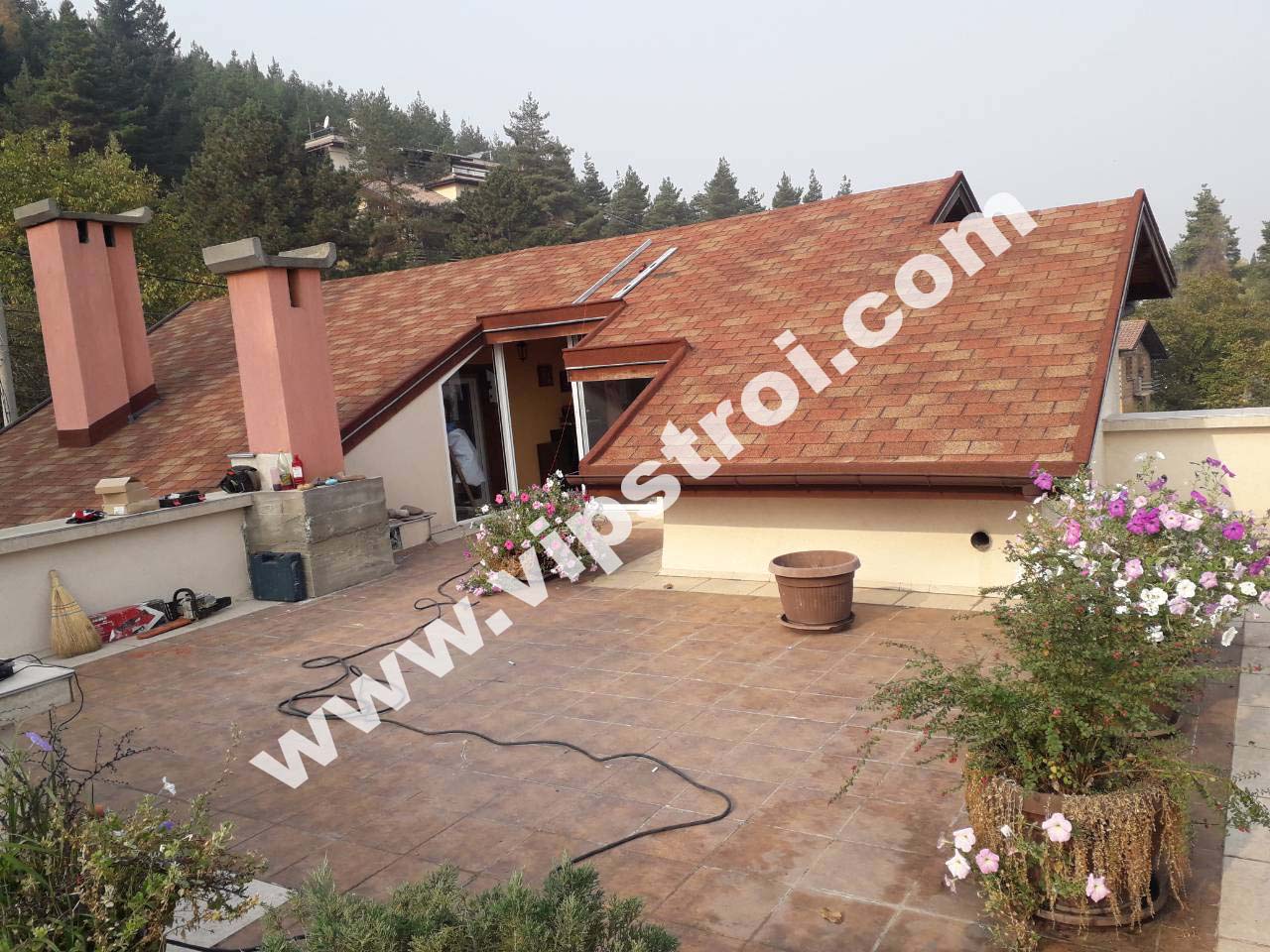 Навес на тераса с метални керемиди - гр. София, кв. Бункера, ул. Лещава 10 - снимка 19