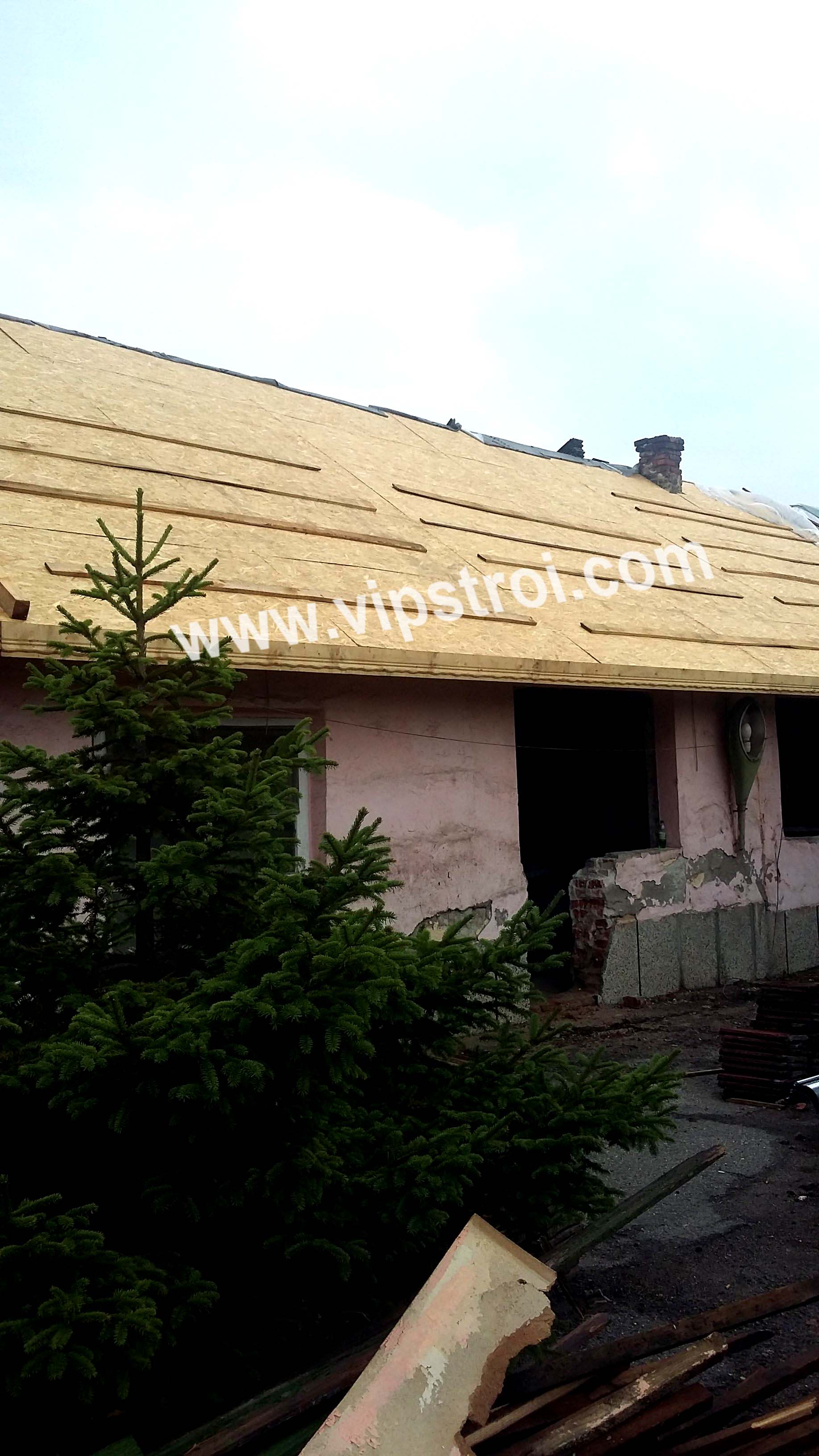 Обновяване на покрив върху стари греди - общ. Симитли - снимка 1