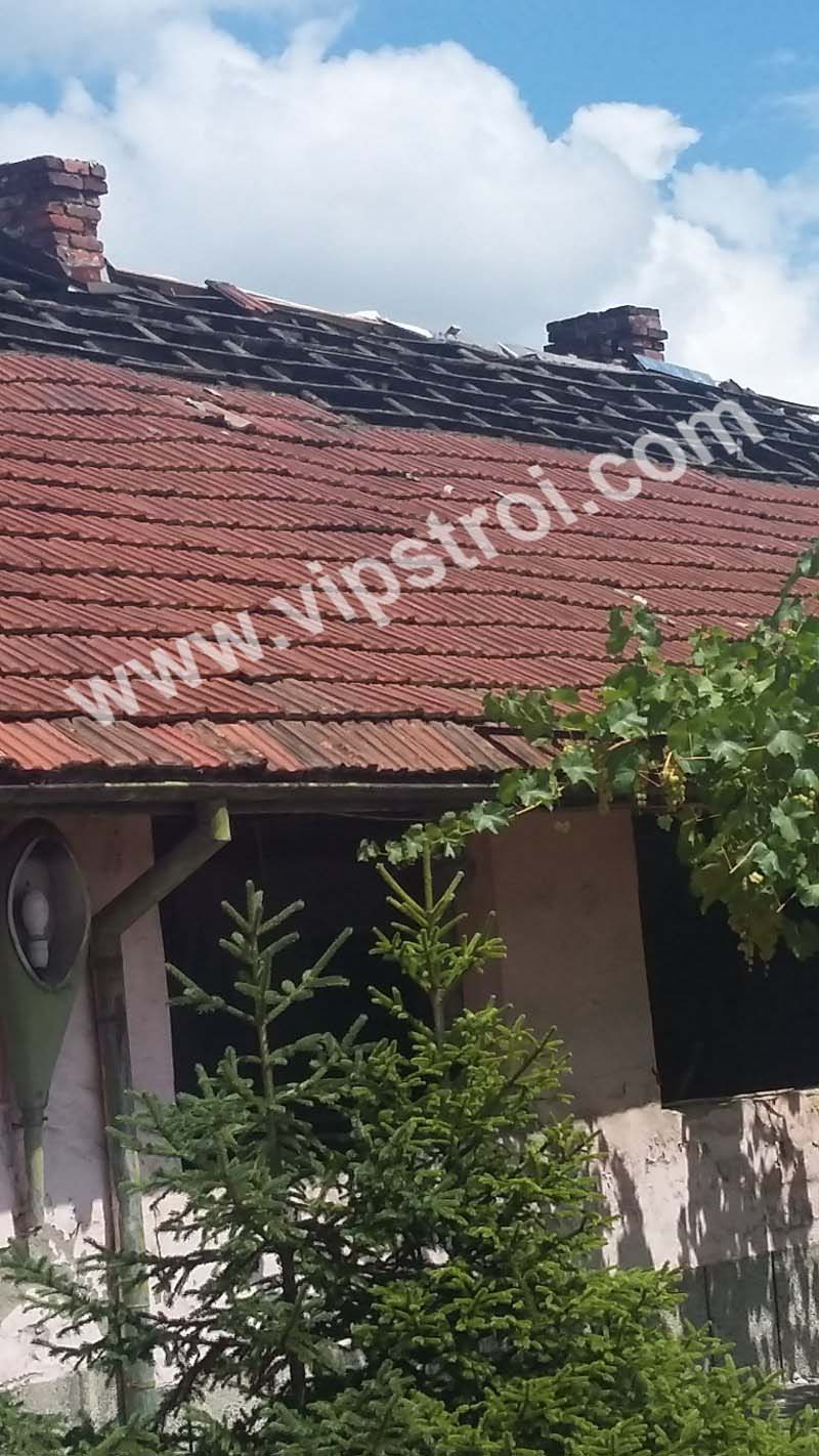 Обновяване на покрив върху стари греди - общ. Симитли - снимка 2